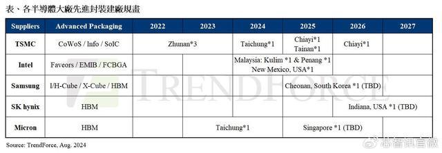 受CoWoS需求带动2024年先进封装设备销售额将同比增长超10%(图1)